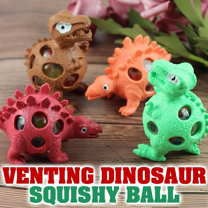 idrop Venting Dinosaur Squishy Ball Stress Relief Mesh Squish Toy [ 1pc ]