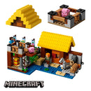 idrop 432 Pcs Minecraft Farm Cottage Colorful Creative Building Block Toy Set For Kids Children