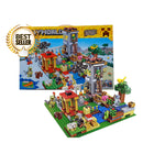 idrop 431 Pcs MyWorld Castle Warfare Colorful Creative Building Block Toy Set For Kids Children
