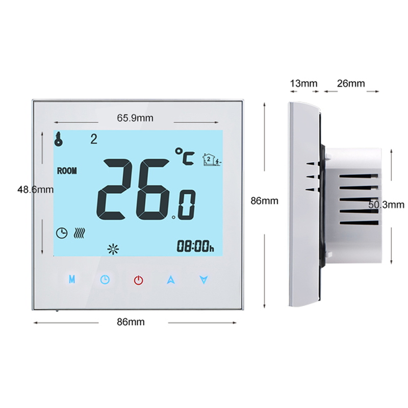 idrop Weekly Programmable Boiler Temperature Controller Heating System (BHT-1000-GC)