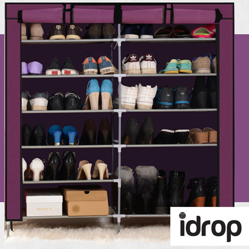 idrop 9 Tier with 2-Column Shoe Rack