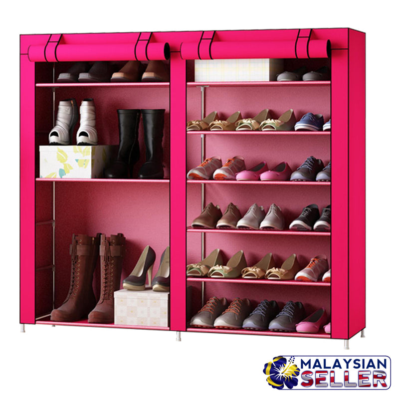 idrop Fashion Portable 9 Tier with 2-Column Shoe Rack