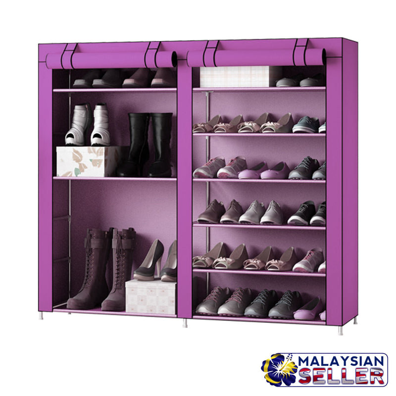 idrop Fashion Portable 9 Tier with 2-Column Shoe Rack