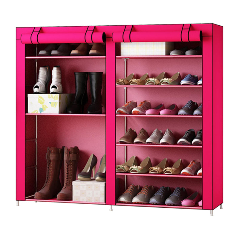 idrop Fashion Portable 9 Tier with 2-Column Shoe Rack