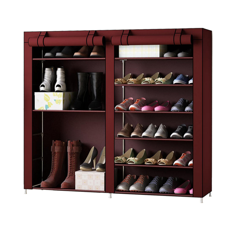 idrop Fashion Portable 9 Tier with 2-Column Shoe Rack