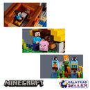 idrop 432 Pcs Minecraft Farm Cottage Colorful Creative Building Block Toy Set For Kids Children