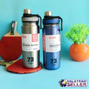 idrop 680 ml Stainless Steel Thermos Vacuum Heat Insulation Thermal Flask Sports Outdoor Water Bottle