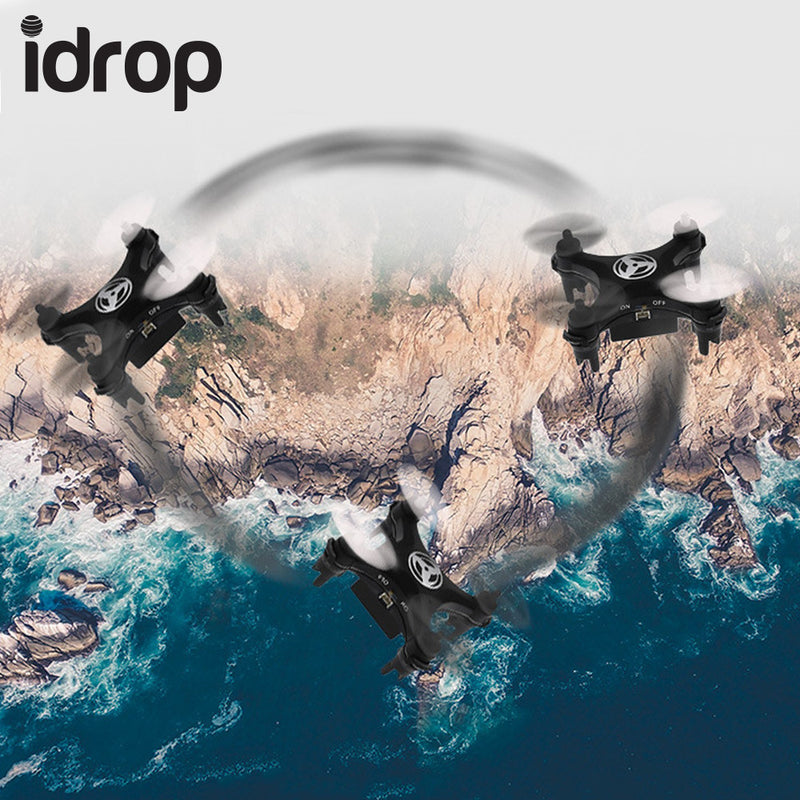 idrop A5W Mini RC Drone WiFi FPV 0.3MP Aparat RC Helicopter 2.4 GHz 6-axis Gyro RTF