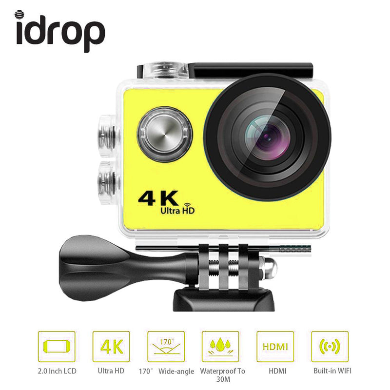idrop R71S Action Camera 4K Ultra HD Wi-Fi Waterproof Up to 30M