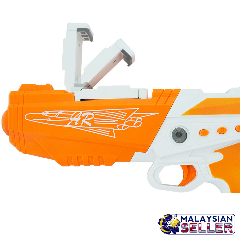 idrop AR-806 AR Game Gun Portable Plastic AR Toy with Cell Phone Stand Holder