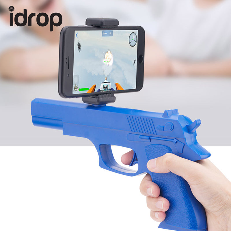 idrop AR-8 AR Game Gun Portable Plastic AR Toy with Cell Phone Stand Holder VR games indoor augmented reality