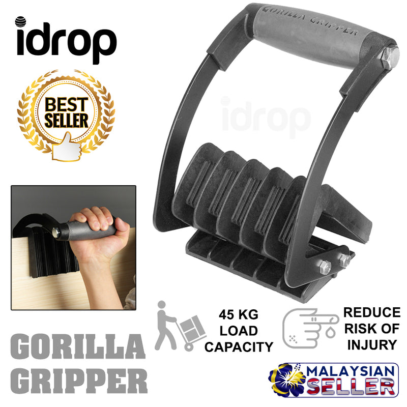 idrop Multipurpose Gorilla Gripper Lifter Panel Carrier Handle Tool System