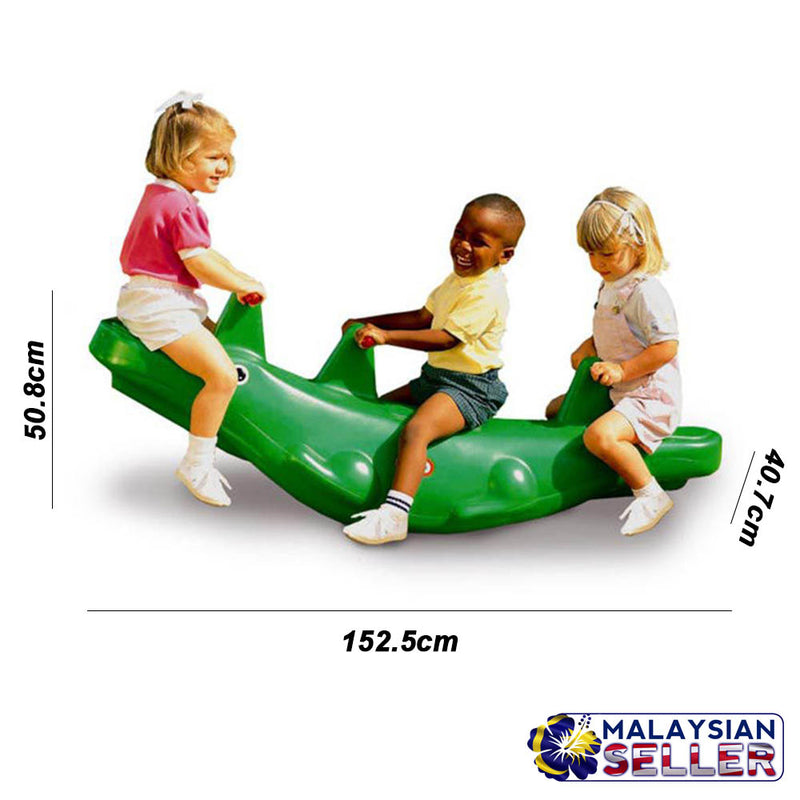 idrop Kid Children Creative Alligator Teeter Totter Toy for Indoor & Outdoor Home Toy [ 880-01-4373 ]