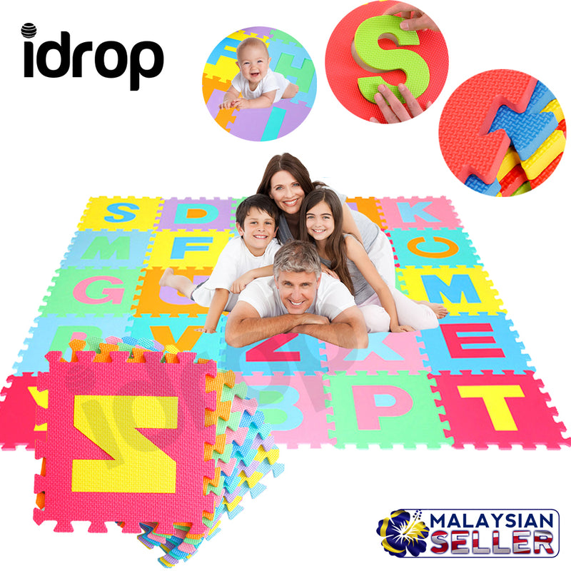 idrop Good Quality Education And Learning Classic Alphabet Puzzle for Children Kids Toys