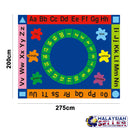 idrop Education And Learning Alphabets, Color, Numbers for Children Kids Carpet [ CP05 ]