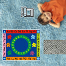 idrop Education And Learning Alphabets, Color, Numbers for Children Kids Carpet [ CP05 ]