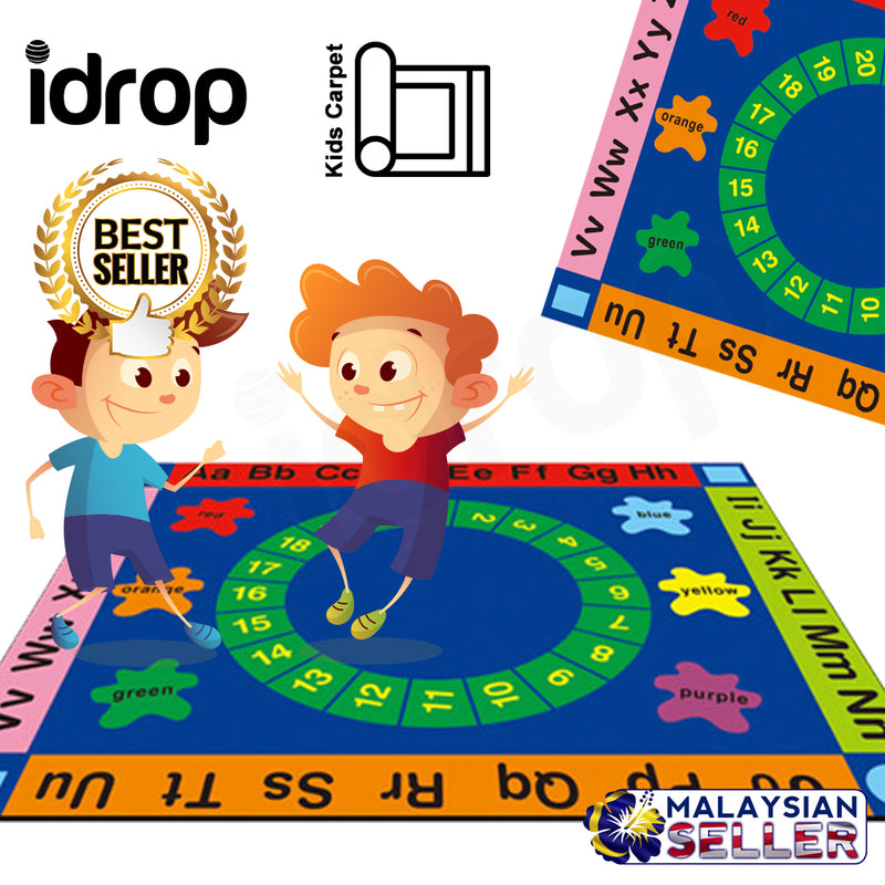 idrop Education And Learning Alphabets, Color, Numbers for Children Kids Carpet [ CP05 ]