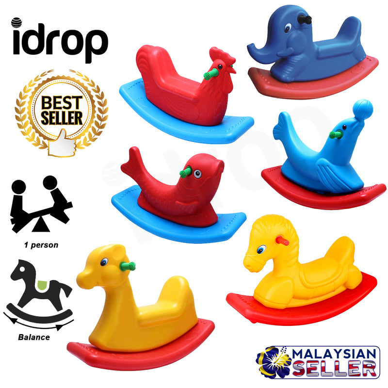 idrop Creative Animal Rocking Ride Toy for Indoor & Outdoor Home Toy for Kids Children