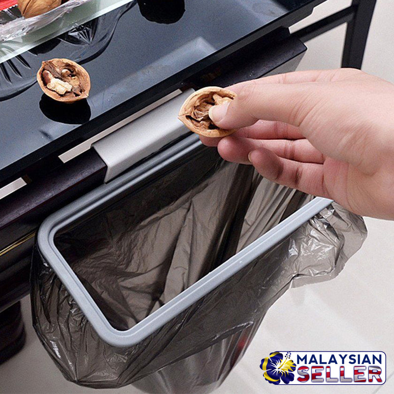 idrop Attach-A-Trash Hanging Trash Bag Holder Garbage Bags Storage Rack