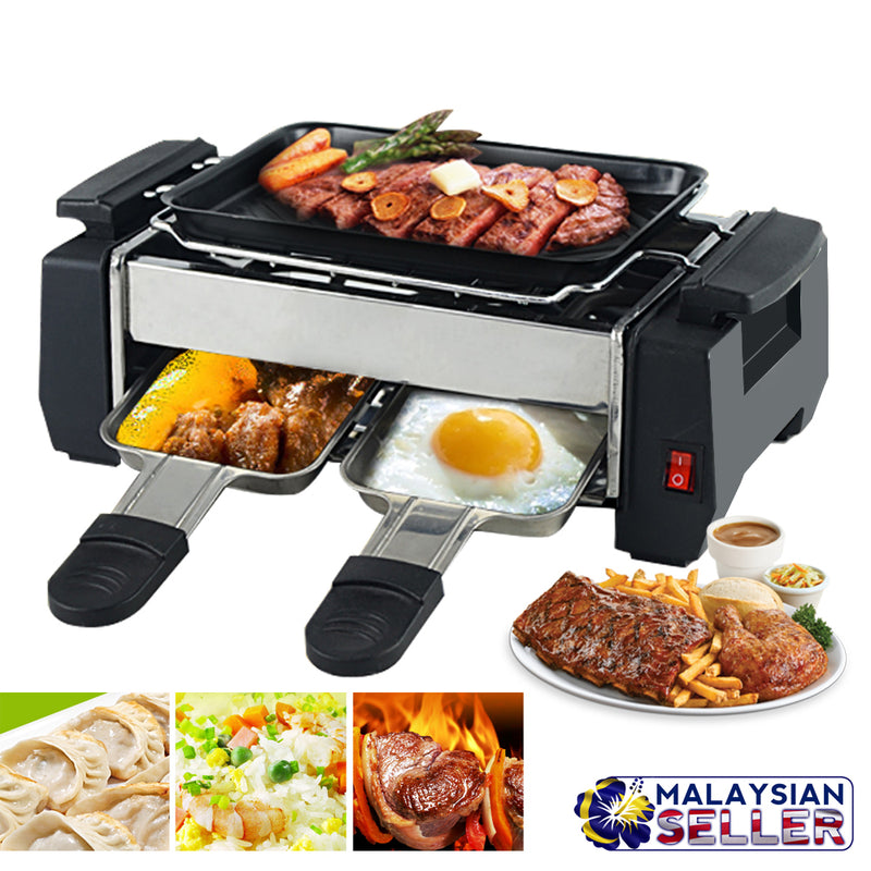 idrop Multi-Functional Barbecue Grill With Two Egg Tray