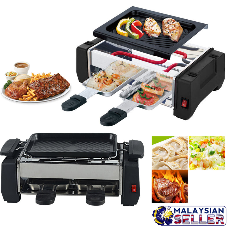 idrop Multi-Functional Barbecue Grill With Two Egg Tray