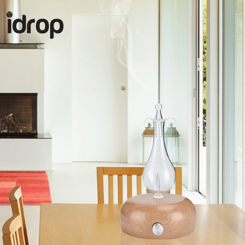idrop Creative Aromatherapy Oils Diffuser Lamp Machine USB Cable Solid Wood