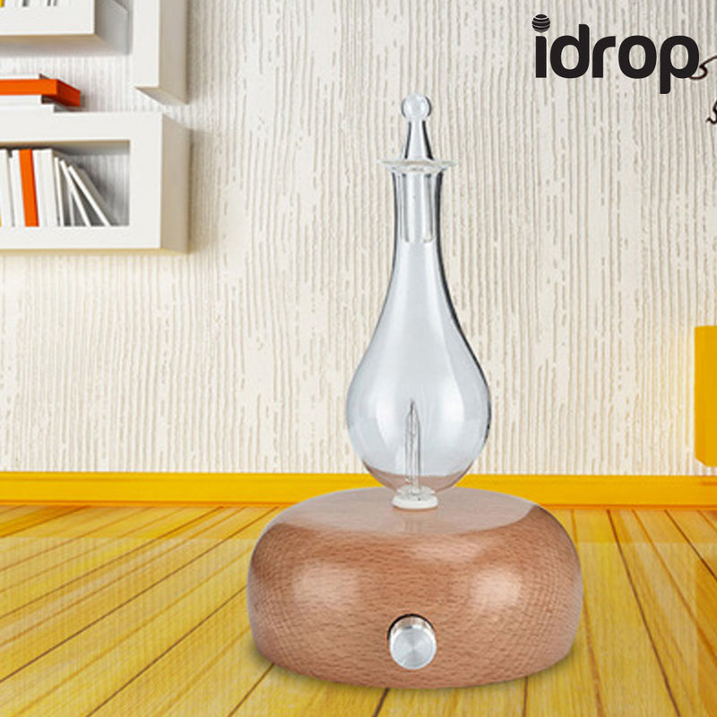 idrop Creative Aromatherapy Oils Diffuser Lamp Machine USB Cable Solid Wood