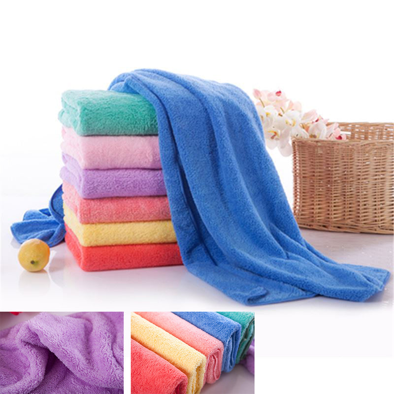 idrop Set of 2 Microfiber Quick Dry Adults Super Soft Absorbent Bath Towel