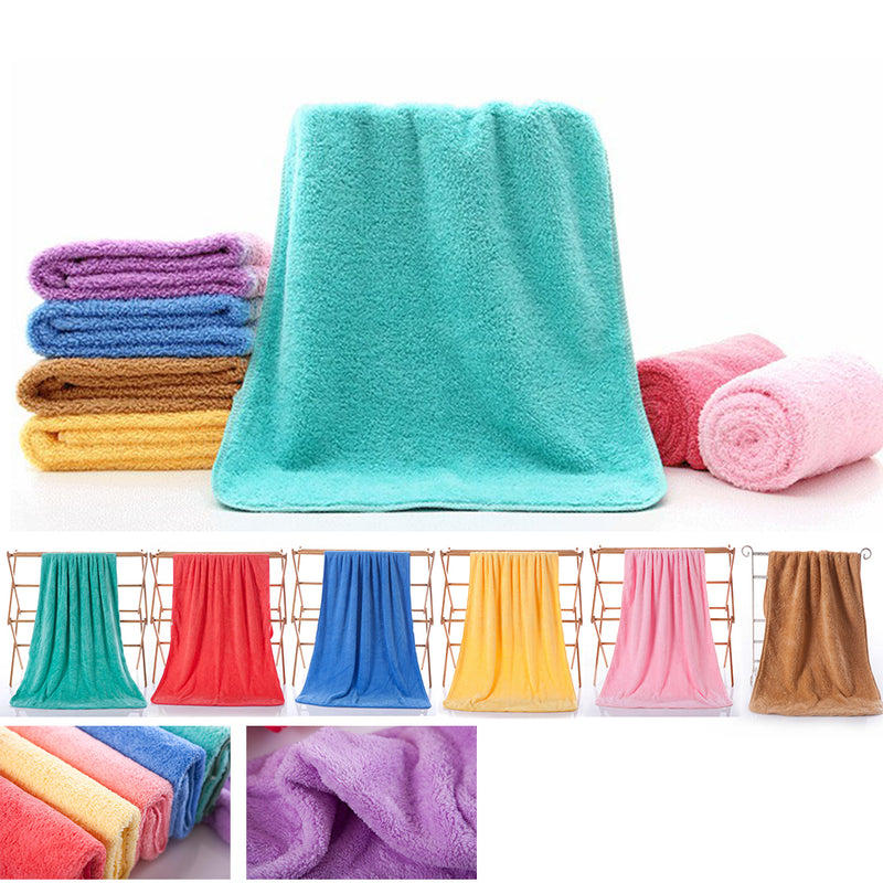 idrop Set of 2 Microfiber Quick Dry Adults Super Soft Absorbent Bath Towel
