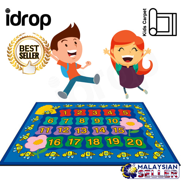 idrop Education And Learning Bees Alphabets and Numbers Carpet for Children Kids Toys [ CP04 ]