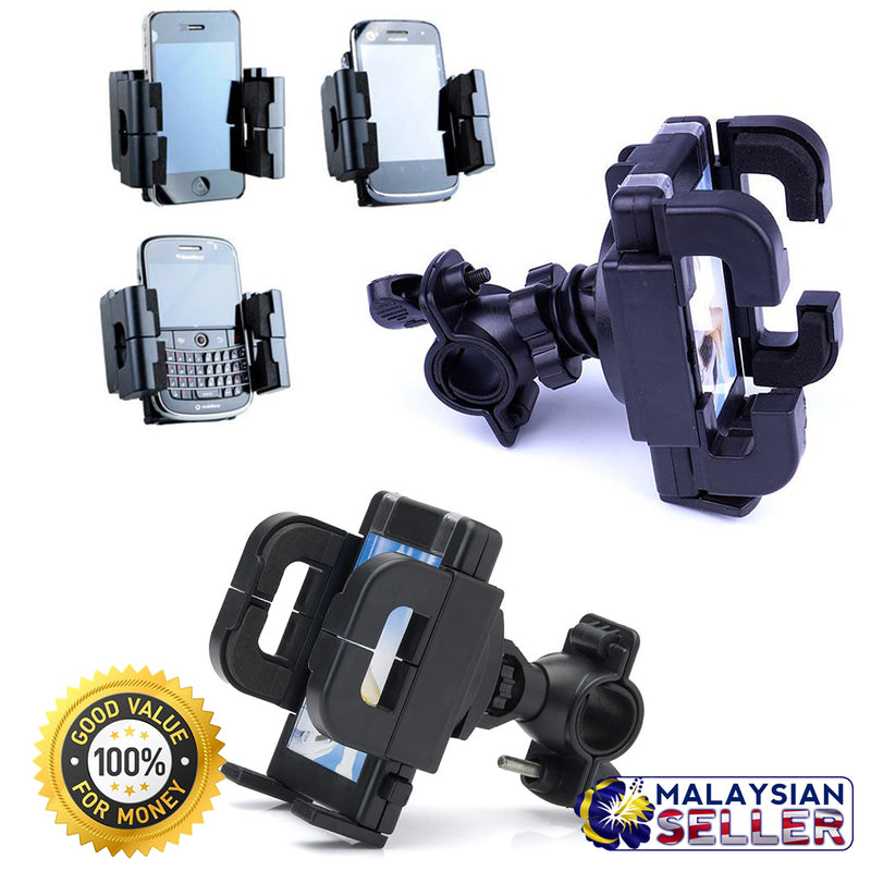 idrop Bicycle Accessories Set For Bicycle Phone Holder + Adjustable Bike Bottle Cage + LED Power Beam Light
