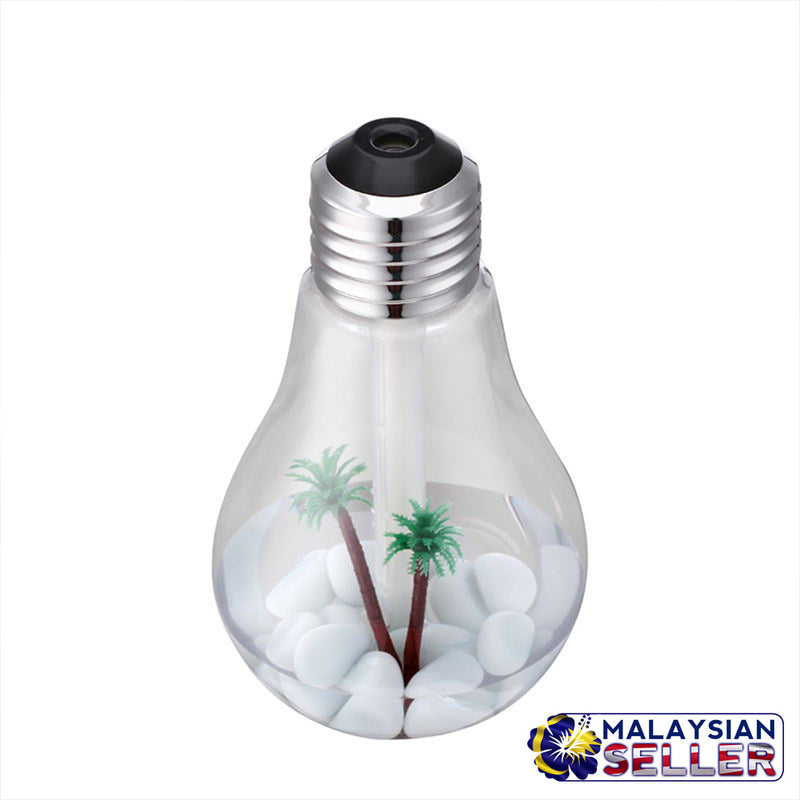 idrop Mini Bulb Humidifier Purifier Diffuser Atomizer Colorful Night Light 400ml