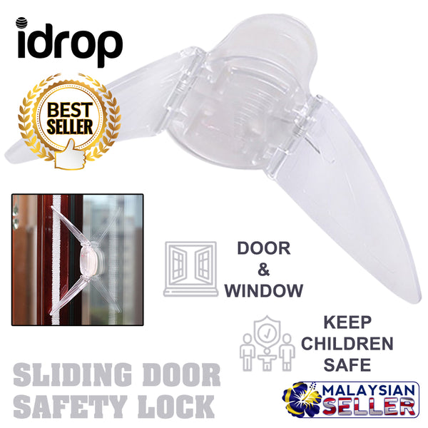 idrop Multipurpose Sliding Door and Window Child Baby Safety Lock