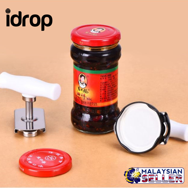 idrop Stainless Steel Cap Screw Opener Anti-skid Labor-saving Twist Screw Capping Tool