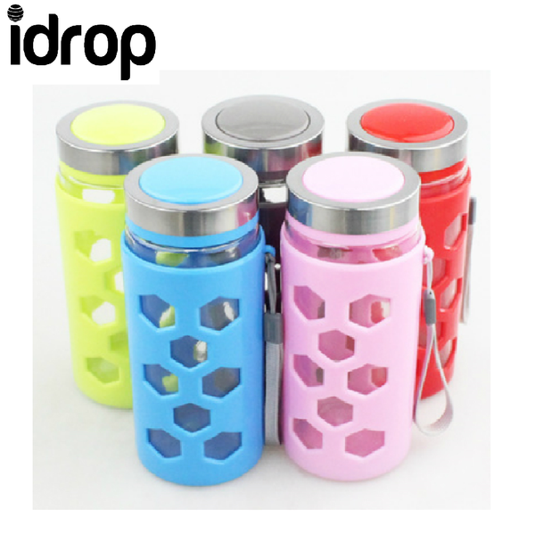 Idrop HW-1501#350ML Creative Fashion Plastic Glass Bottle [Send by randomly color]