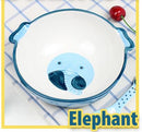 idrop [ 15CM / 1 PC ] Children Ceramic Food Bowl Tableware Set / Set Mangkuk Makan Seramik Kanak-Kanak / 陶瓷碗 6^陶瓷碗浮雕手绘-