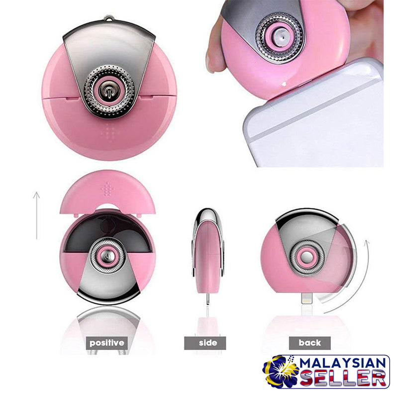 idrop Portable Cell Phone Mini Humidifier Facial Beauty Mist Spray Diffuser  for Android & iPhone