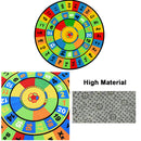 idrop Kids Children Circle Colourful Alphabets & Numbers Carpet for Education And Learning [ CP01 ]