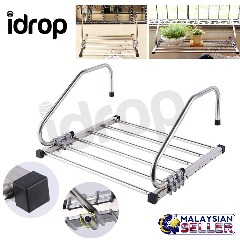 idrop Stainless Steel Foldable Drying Shoes Indoor Clothes Shelves