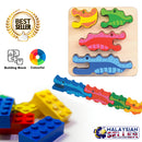 idrop Creative Colorful Wood Crocodile Block Toy for Kids Children [ BR-34906 ]
