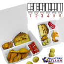 idrop Disposable Takeaway Paper Cardboard Food / Lunch Box Wholesale [ 1 / 10 / 40 / 100 pcs ]