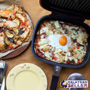 idrop 36CM DOUBLE SIDED FRYING PAN - Kitchen Cooking Pressure Grill Cookware