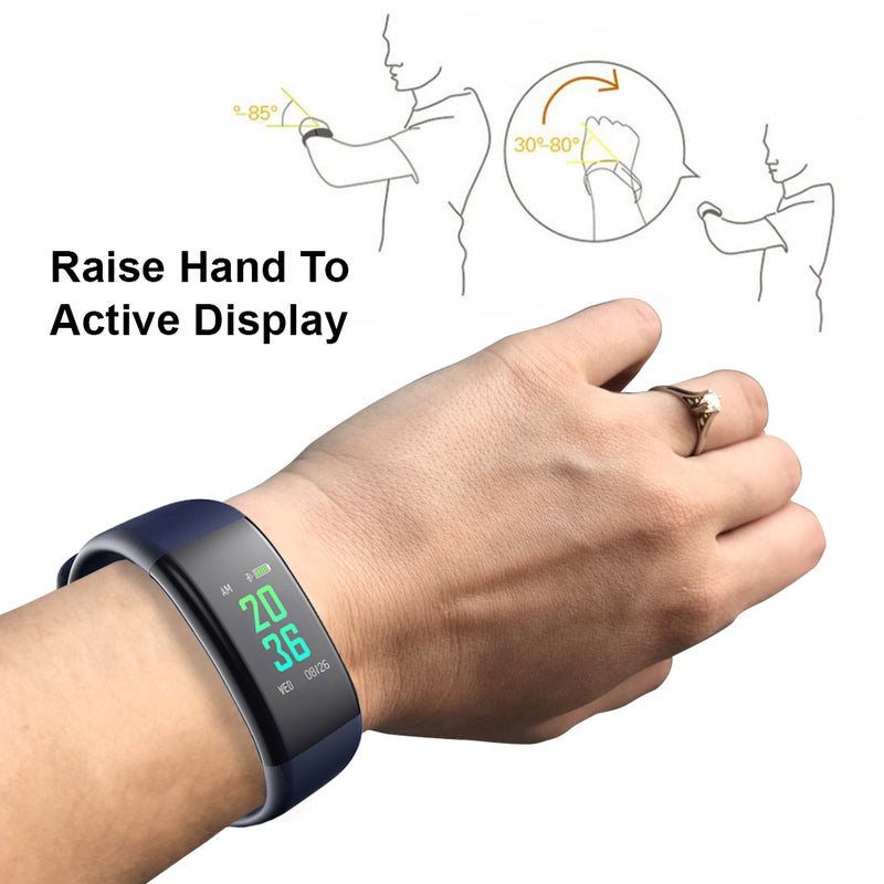 idrop DB11 Color Display Heart Rate Waterproof Smart Watch Bracelet for Android & IOS Phones