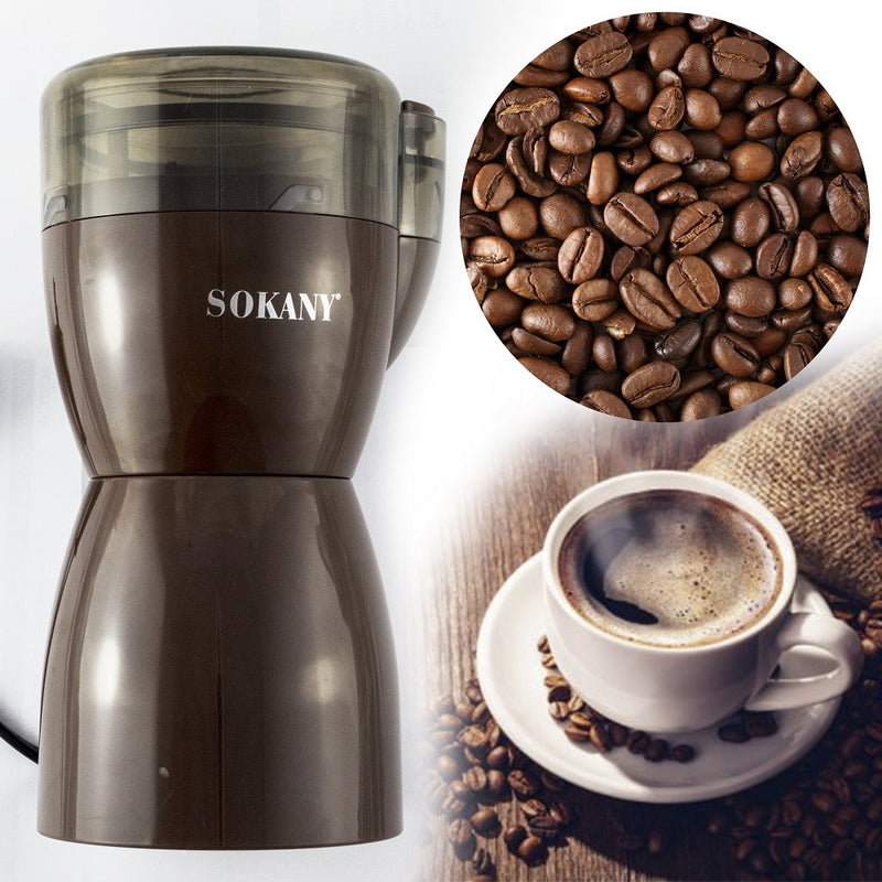 SM-3016 Sokany High Quality Coffee Grinder - Brown