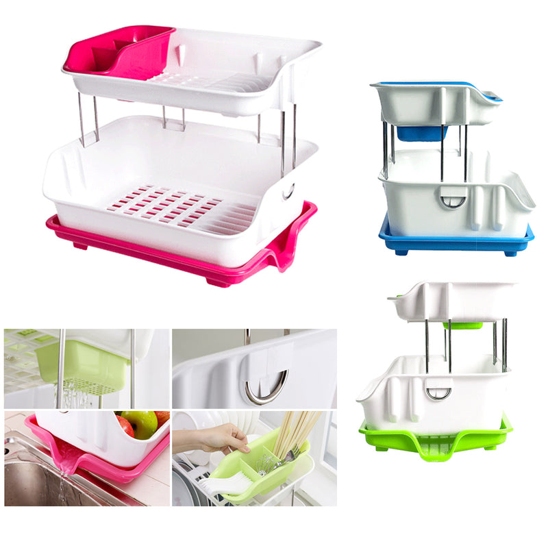 idrop 2 Layer Draining Board - Dish Drying Rack