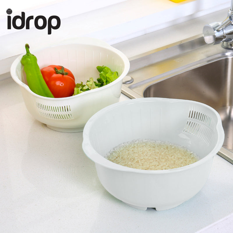 idrop Set of 2 Drain Basin Kitchen Accessories Gadgets 28cm and 30cm