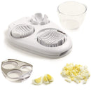 idrop Easy 3 in 1 Compact Egg Slicer Dice Wedge for Kitchen Tool