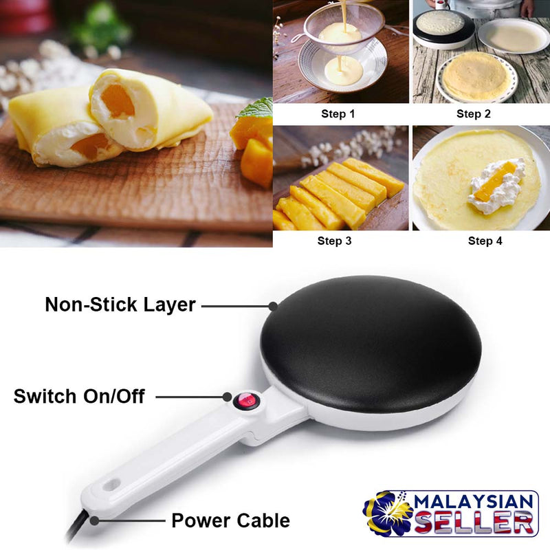 idrop Non-stick Electric Crepe Maker Machine for kitchen cooking tools