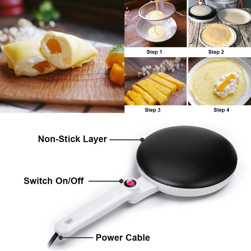 idrop Non-stick Electric Crepe Maker Machine for kitchen cooking tools