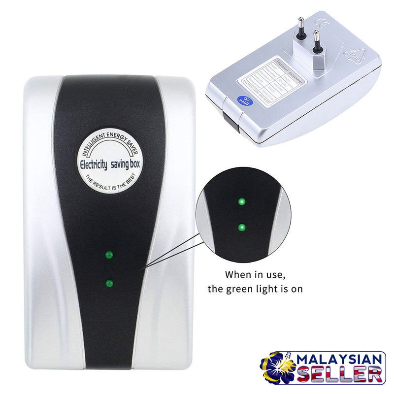 idrop [Malaysia Plug] Electricity Saving Box for Household Office Shop Saver Appliance